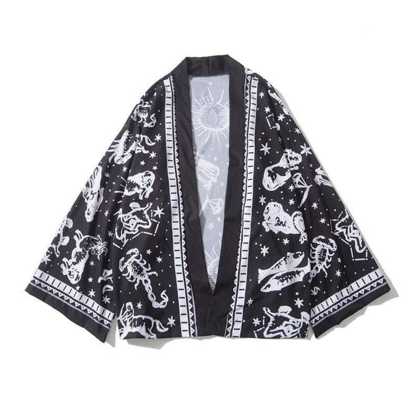 "Twelve constellations" Japanese Kimono