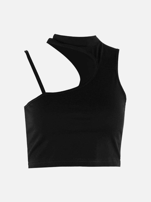 Irregular Hollowout Vest