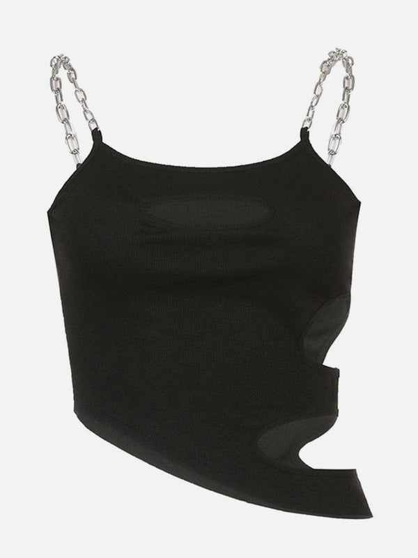 Chain Irregular Hollow Vest