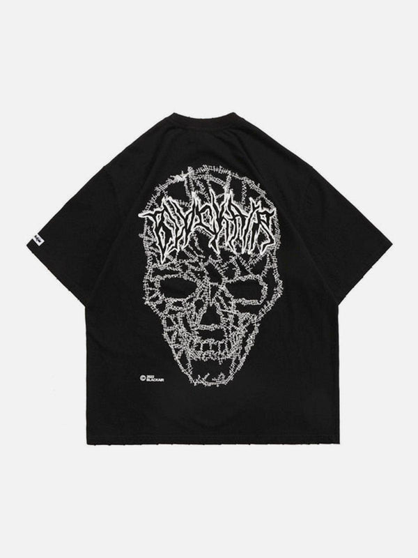 Dark Style Skull Graphic Tee