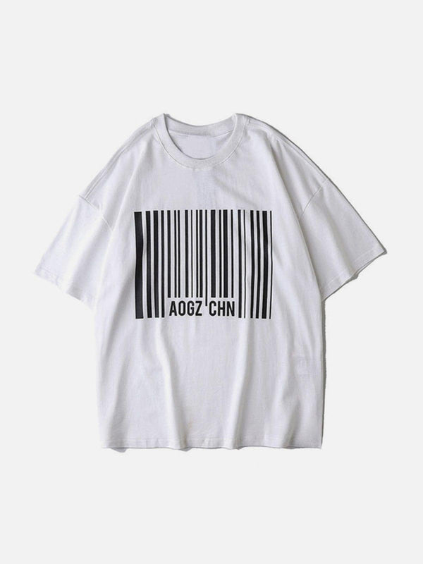 Barcode Cotton Graphic Tee