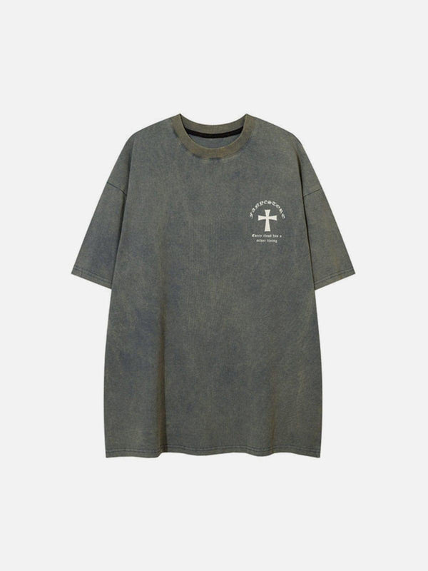 Letters Cross Graphic Tee