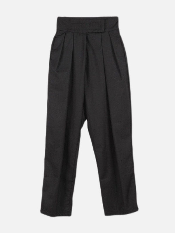 Mid Waist Straight Pants