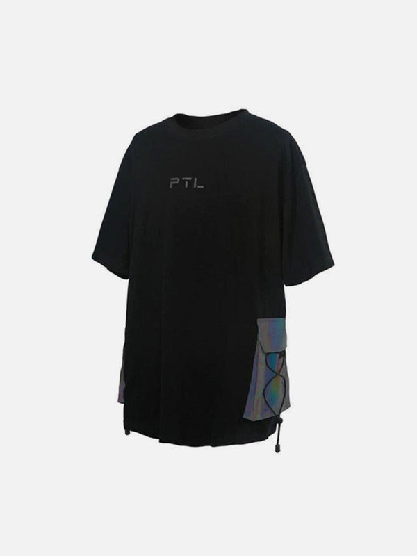 Functional Reflective Pocket Cotton Tee