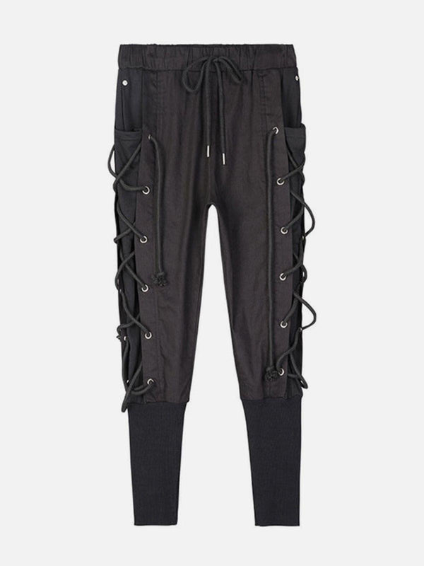 Drawstring Webbing Function Pants