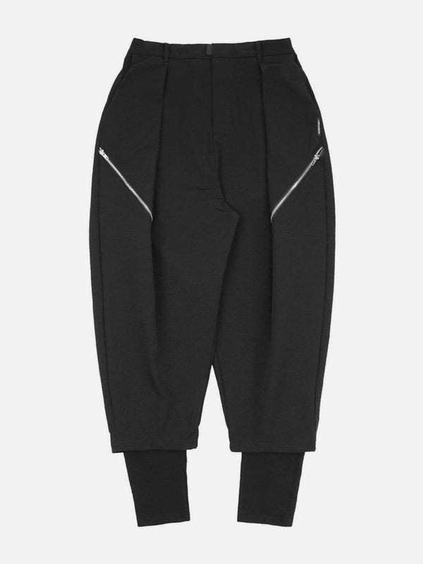 Fake Two Piece Drawstring Pants