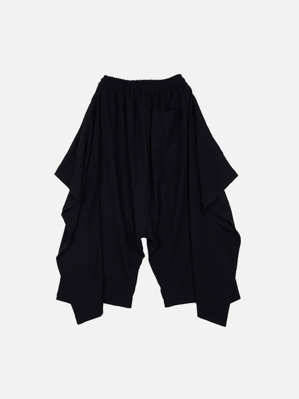 Dark Irregular Personality Oversized Culottes Pants