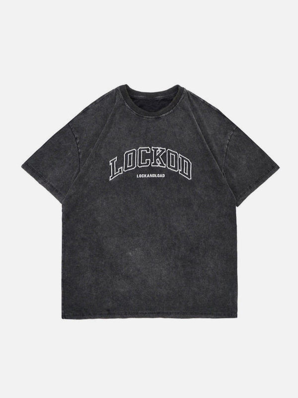 Washed Letters Tee