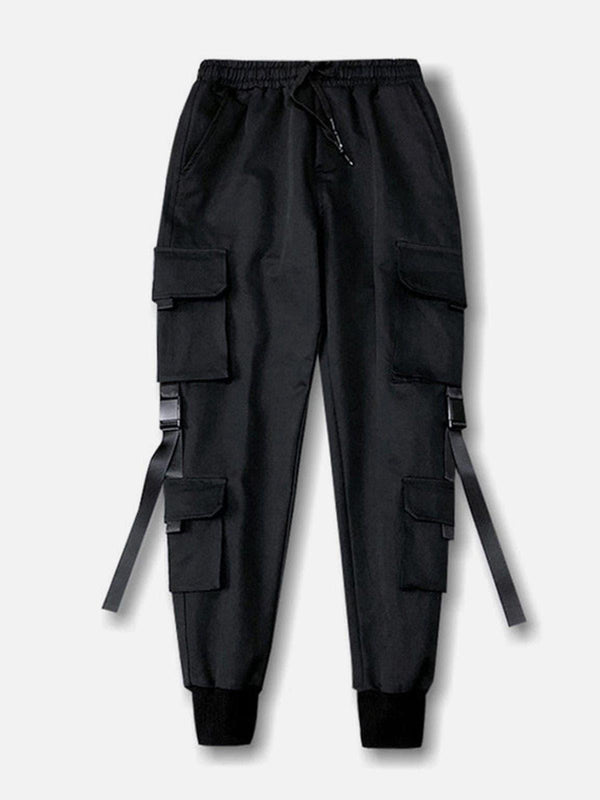 "Multi Pockets Ribbons" Pants