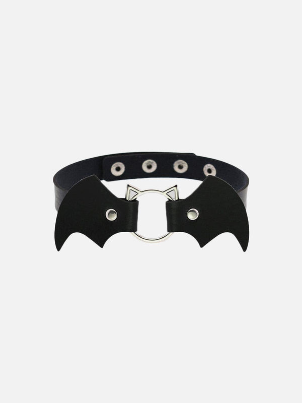 Punk Bat Vampire PU Necklace