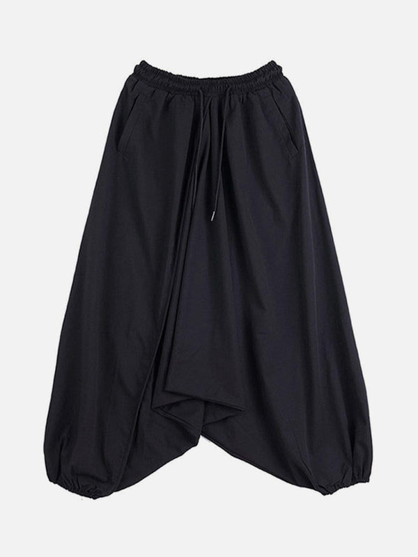 Dark Cross Crotch Oversized Pants