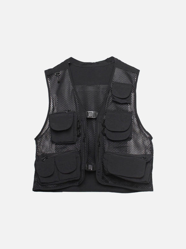 Ninja Combat Multi-pocket Mesh Vest