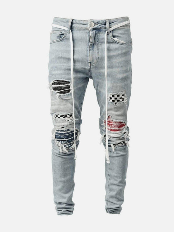 "Checkerboard" Jeans