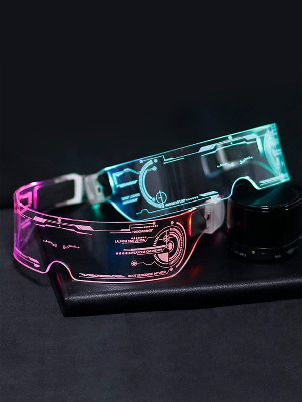 Cyberpunk Cool Wireless LED Glasses