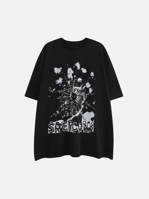 Flower Plant Letters Bombing Graphic Tee