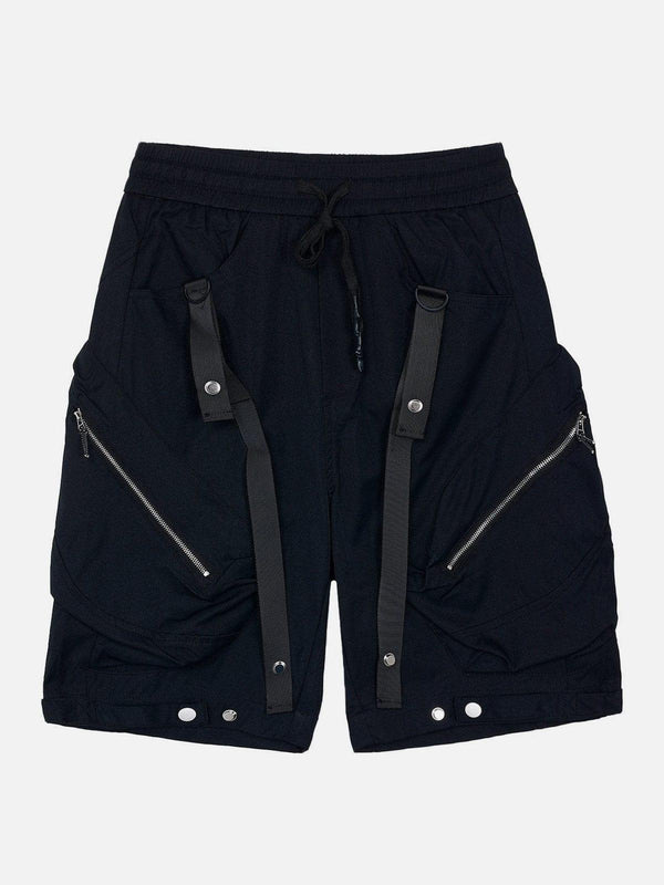 Multi Pockets Ribbon Shorts