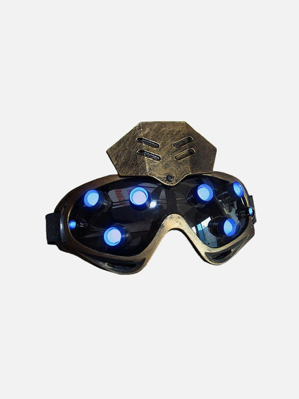 Cyberpunk Mechanical Sci-fi Steam Glow Mask