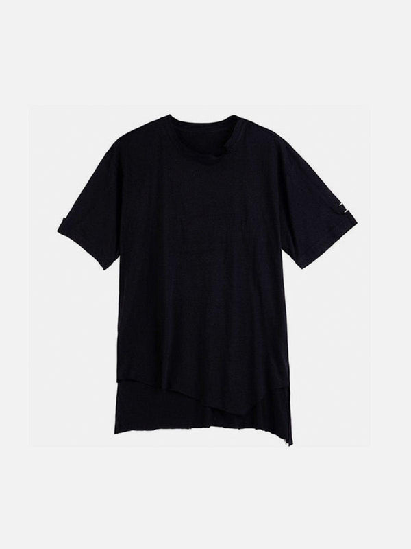 Cut Irregular Hem Tee