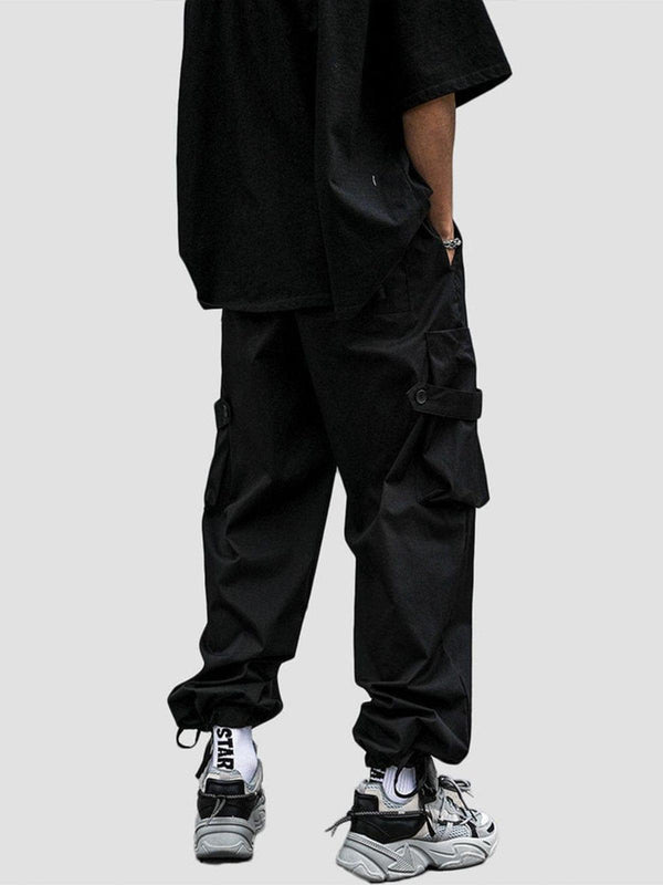 Multi Pockets Drawstring Cargo Pants