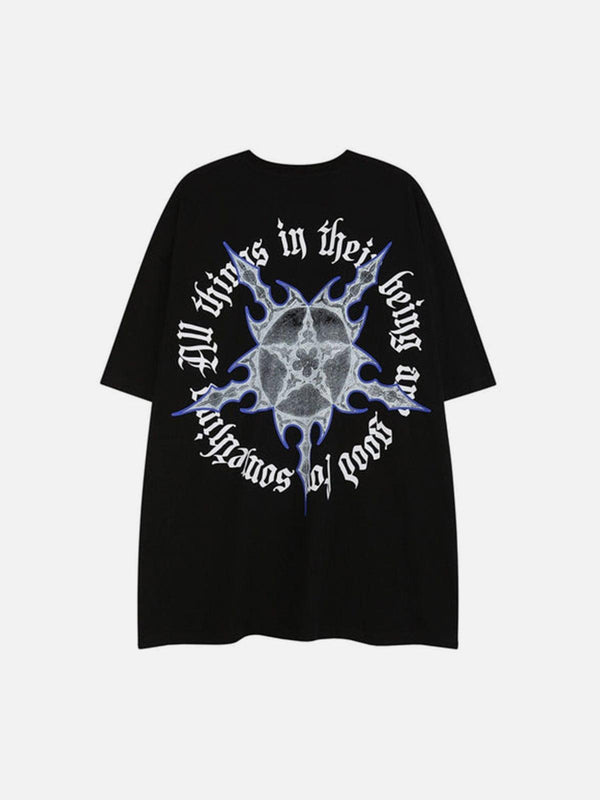 Dark Style Star Graphic Tee