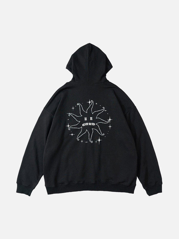 Circus Sun Print Hoodie