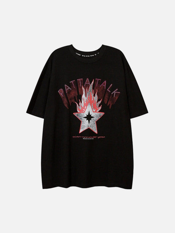 Burning Star Graphic Tee