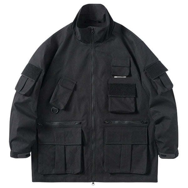 Functional Irregular Pocket Jacket