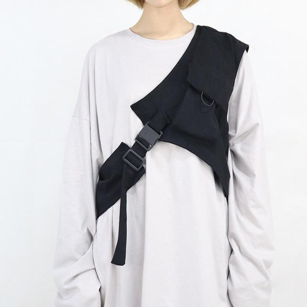 Tactical Buckled Shoulder Bag