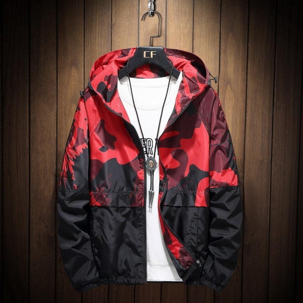 Camo Fusion Windbreaker