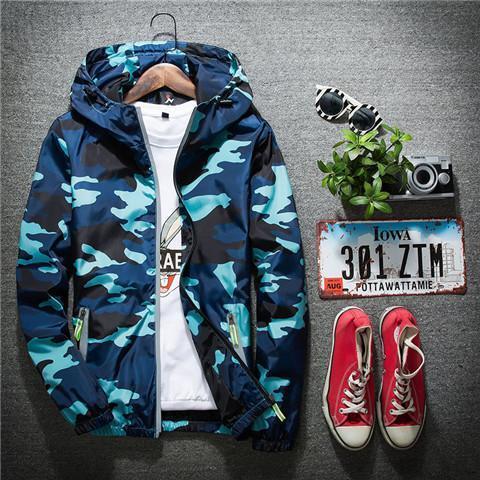 Camo Windbreaker