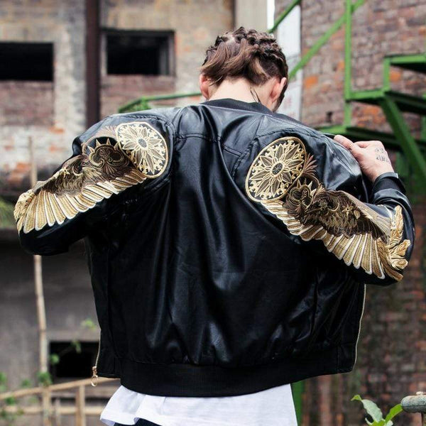 Golden Eagle Bomber Jacket