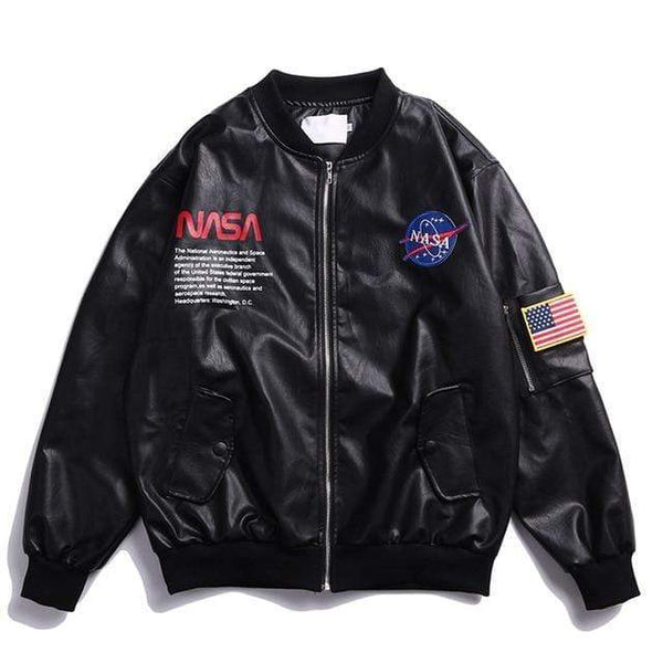 NASA Leather Jacket