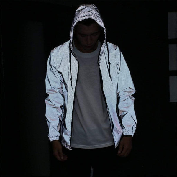 Reflective Tech Windbreaker