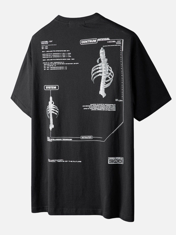 Display Skeleton Graphic Tee