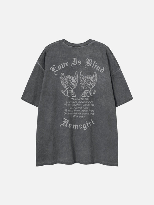 Washed Little Angel Graphic Tee