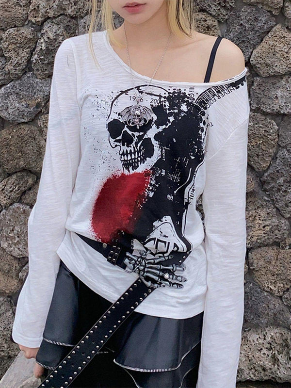 Skeleton Hand Rivets Belt