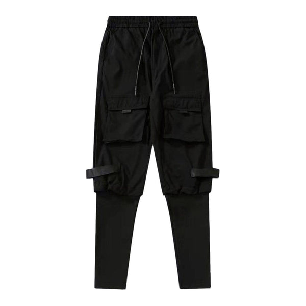 Multi Pockets Drawstring Pants