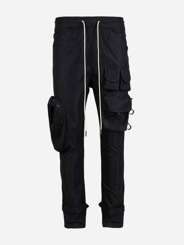 Asymmetrical Pockets Cargo Pants