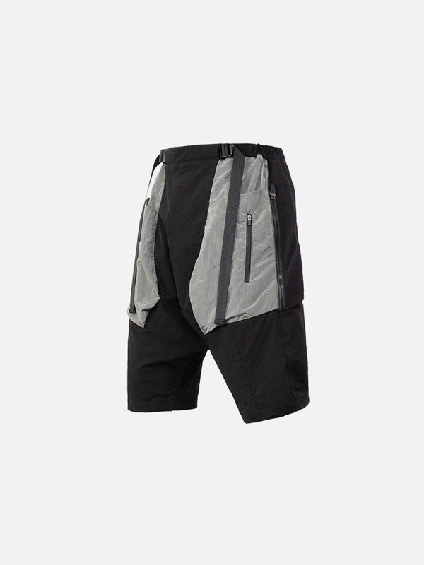 Patchwork Samurai Cargo Shorts