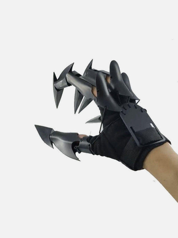 Detachable Knuckle Hand Claws Mechanical Gloves