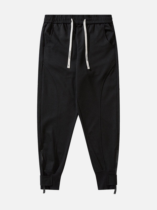 Zip Up Foot Mouth Cargo Pant