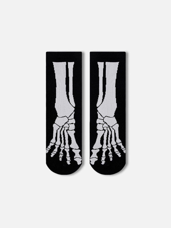 Foot Bone Pattern Socks