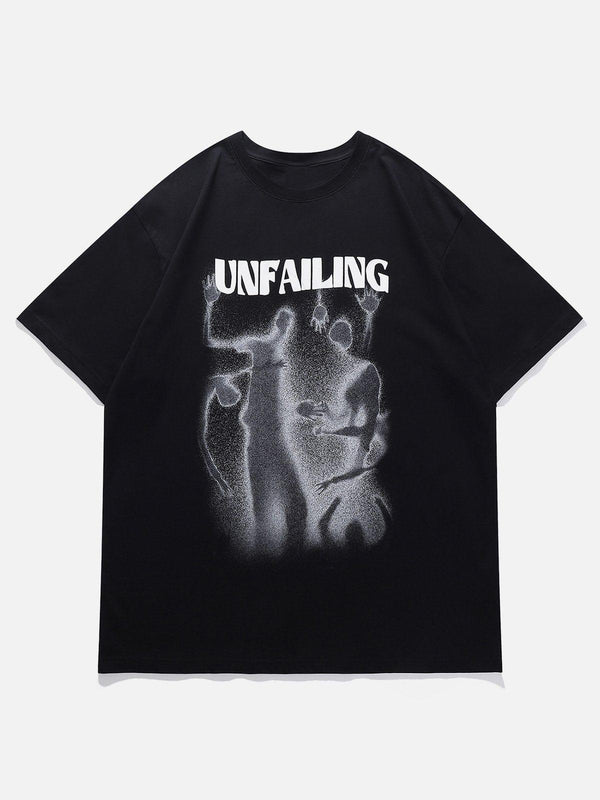 Dark "UNFAILING" Ghost Graphic Tee