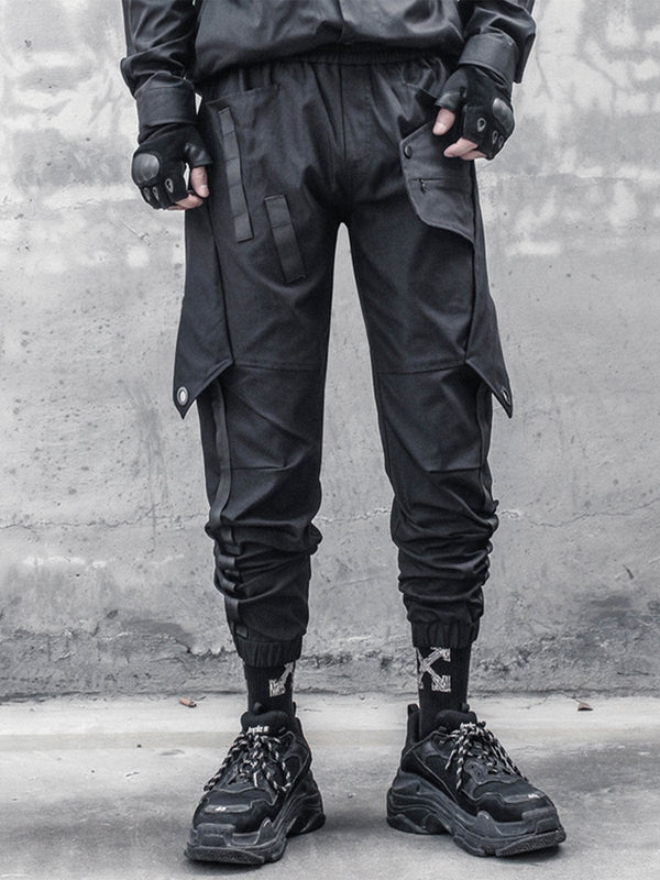 Irregular Patchwork Cargo Pants