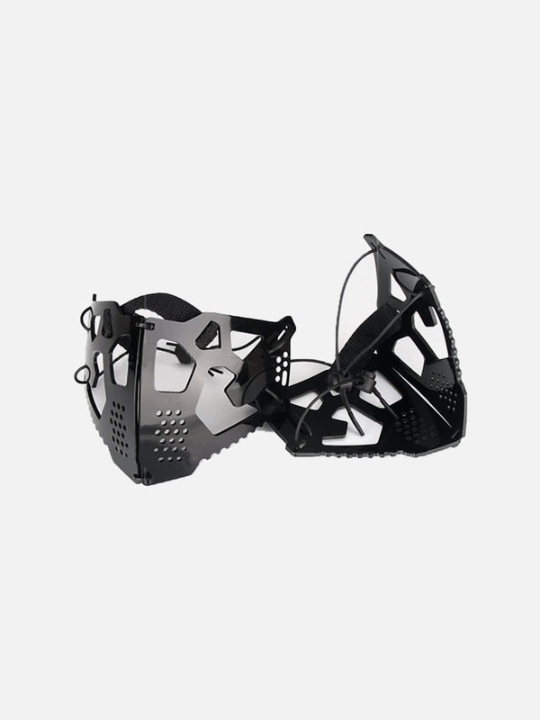 Mechanical Butterfly Cutout Cyberpunk Mask