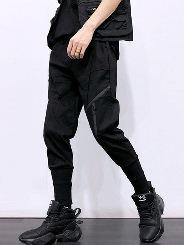 Function Oblique Zipper Cargo Pants