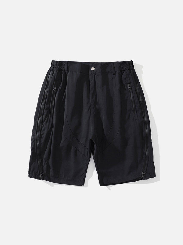 Side Zip Up Shorts