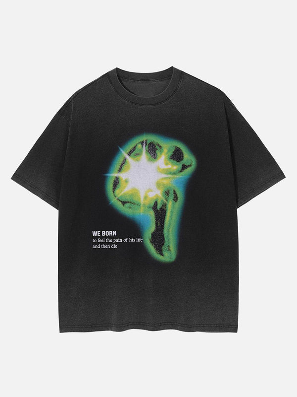 Virtual Character Washed Graphic Tee