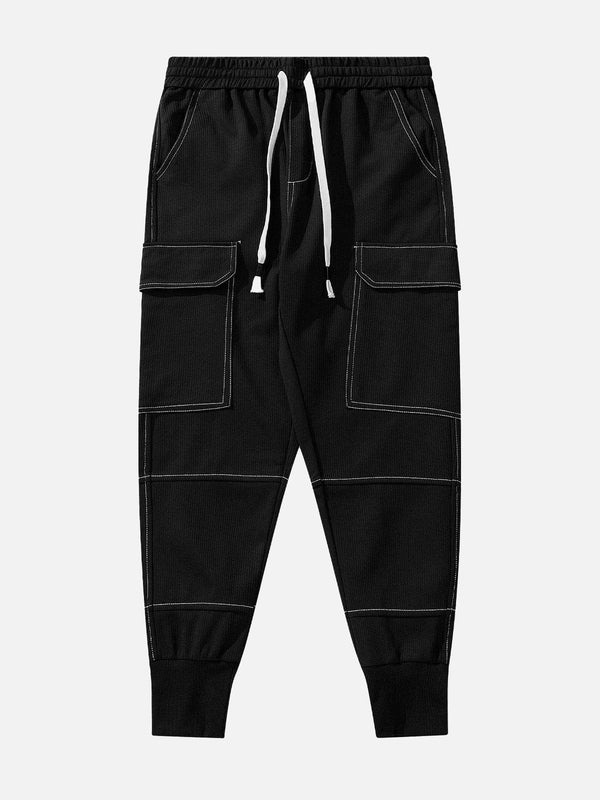 Topstitched Pocket Cargo Pant