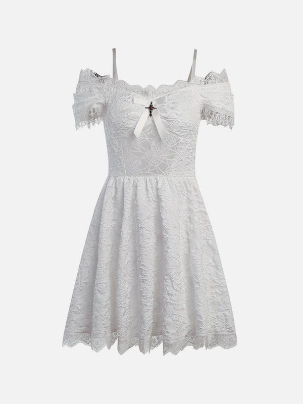 Lace Crucifix Dress